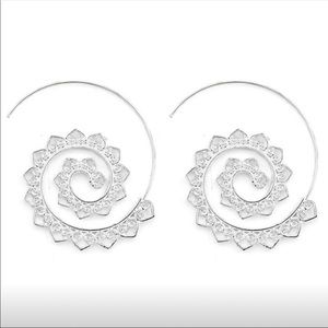 Jewelry - Spiral Earrings SILVER Jewelry - Spiral Earrings SILVER